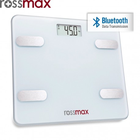 Kūno masę analizuojančios svarstyklės su Bluetooth Rossmax WF262