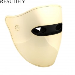 LED šviesos terapijos kaukė veidui Beautifly Aura Gold