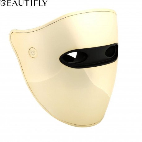 LED šviesos terapijos kaukė veidui Beautifly Aura Gold