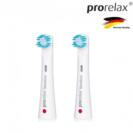 Antgaliai "Sensitive Brush" dantų šepetėliams ProRelax Clean Premium Plus