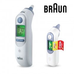 Infraraudonųjų spindulių ausies termometras BRAUN ThermoScan 7 su žaisliuku