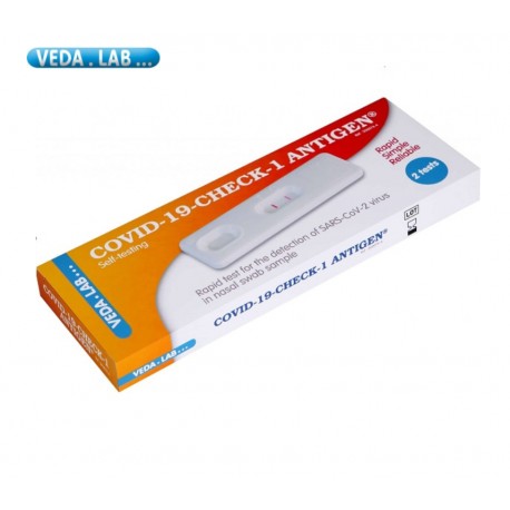 Covid-19 antigenų testas COVID-19-CHECK-1® (2 vnt)