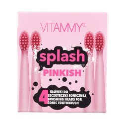 Antgaliai dantų šepetėliui VITAMMY Splash (rožinė)