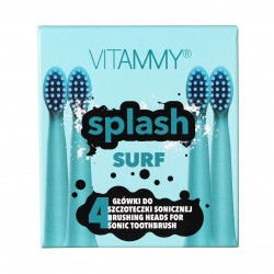 Antgaliai dantų šepetėliui VITAMMY Splash (mėlyna)