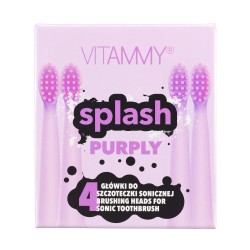 Antgaliai dantų šepetėliui VITAMMY Splash (violetinė)