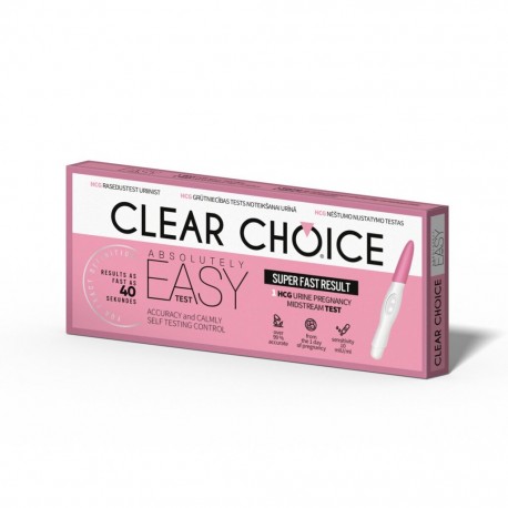 Nėštumo testas Clear Choice Easy test (ankstyvas nėštumo testas)