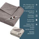 Šildanti antklodė Beurer HD150 Taupe Cosy XXL-7