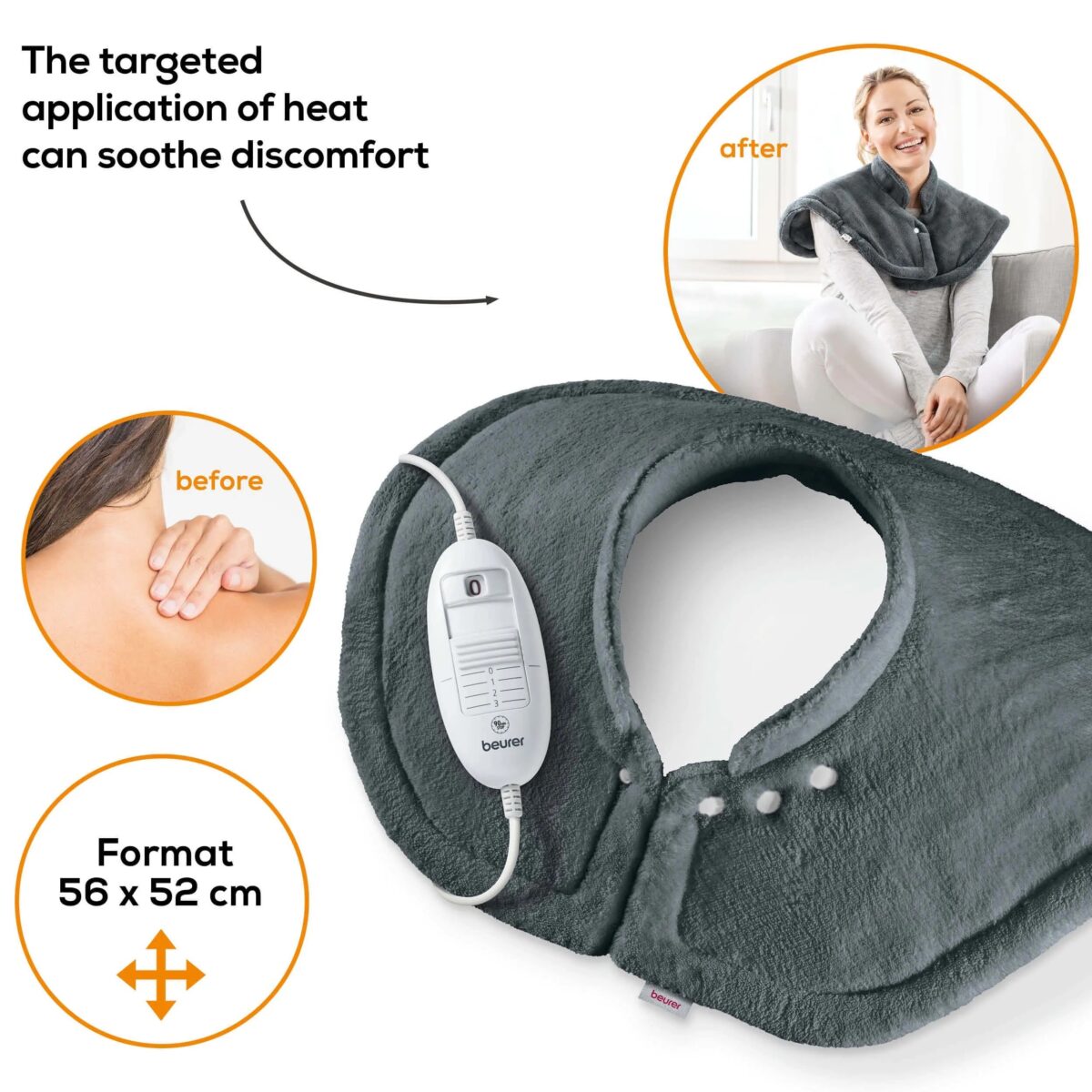 Pečių ir kaklo šildytuvas Beurer HK54 Cosy-2