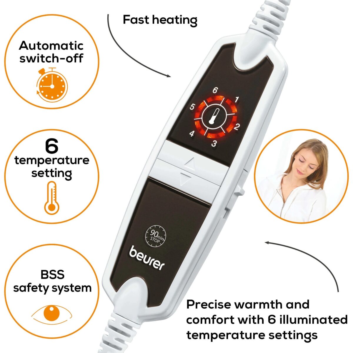 Šildanti pagalvėlė Beurer HK115 Cosy-3