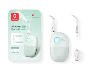 Bevielis burnos irigatorius Oclean AirPump A10 (Žalias)