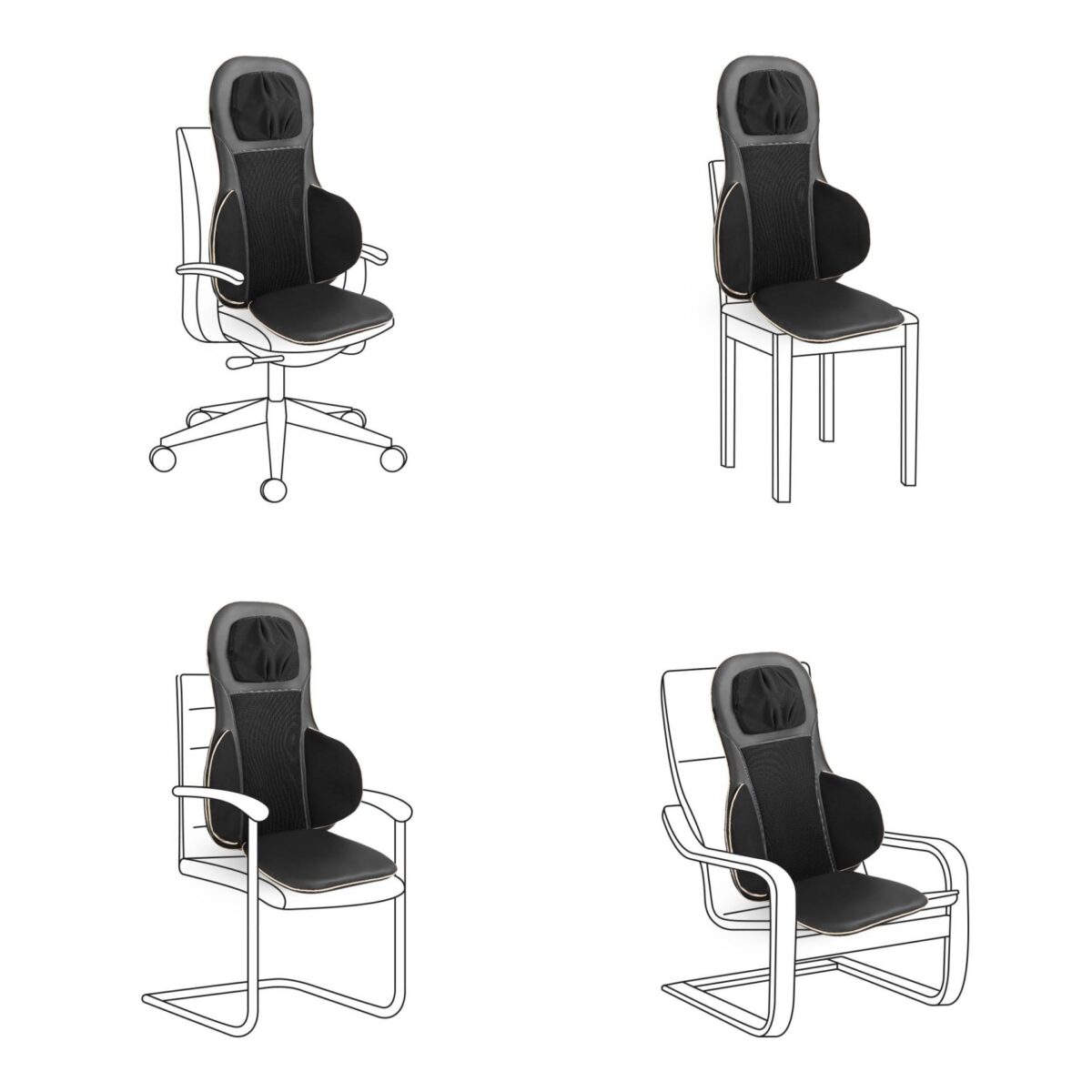 Masažinė sėdynė Medisana MC 825 (pilka)-8