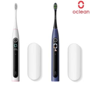 Elektrinių dantų šepetėlių rinkinys su kelioniniais dėklais Oclean X Lite S Duo Set