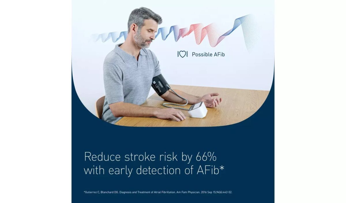 Žastinis kraujospūdžio matuoklis OMRON M4 Connect Afib-1