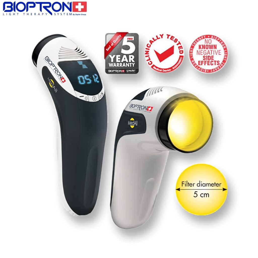 Hiperšviesos terapijos įrenginys Bioptron MedAll