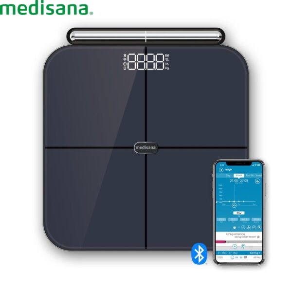 Kūno masę analizuojančios svarstyklės Medisana BS 850