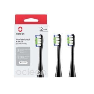 Pakaitinės galvutės Oclean šepetėliams Clean (2vnt.) (juodos)