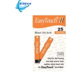 Šlapimo rūgšties kiekio tyrimo juostelės BIOPTIK EasyTouch® II (25 vnt)