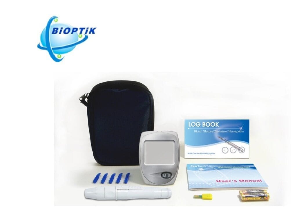 Analizatorius gliukozės ir cholesterolio kiekio nustatymui BIOPTIK EasyTouch® GC