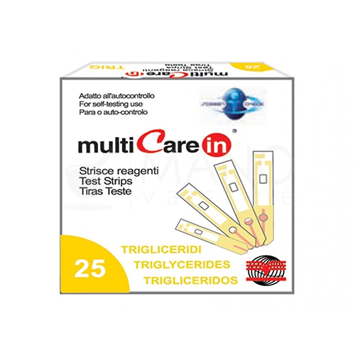 Trigliceridų kiekio kraujyje tyrimo juostelės N25 (25 vnt)