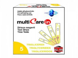 Trigliceridų kiekio kraujyje tyrimo juostelės N5 (5 vnt)