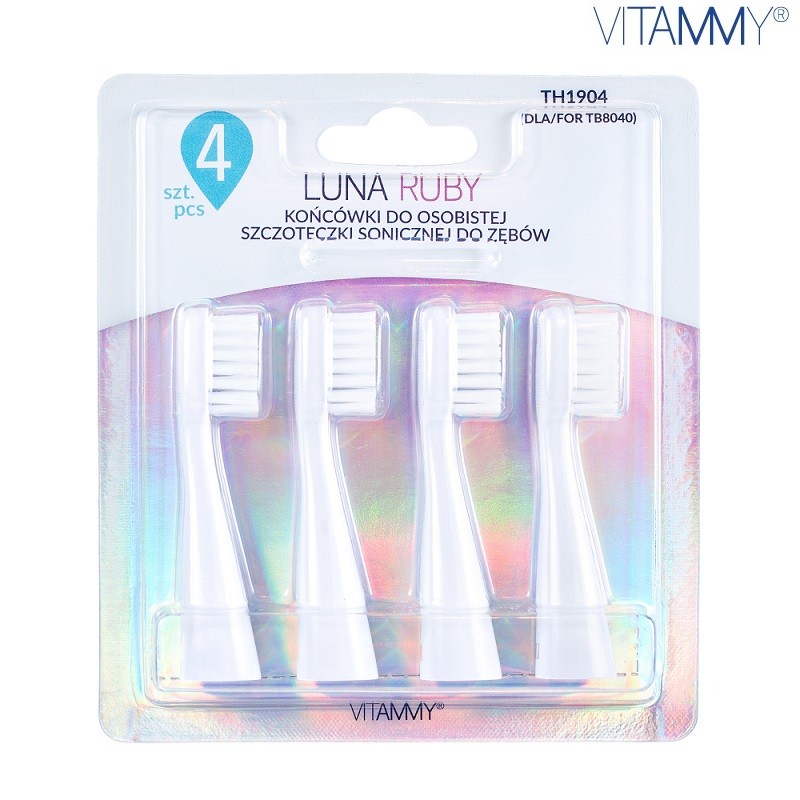Antgaliai dantų šepetėliui VITAMMY Luna
