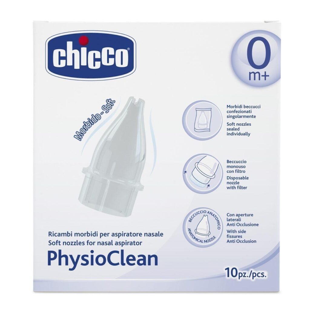 Vienkartiniai filtrai nosies aspiratoriui CHICCO PhysioClean