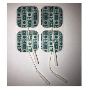 Pakaitiniai 41x41mm elektrodai I-TECH elektrostimuliatoriams (4 vnt.)