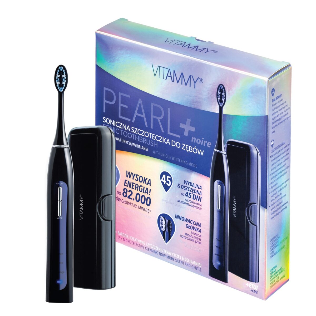 Elektrinis dantų šepetėlis Vitammy PEARL+-1