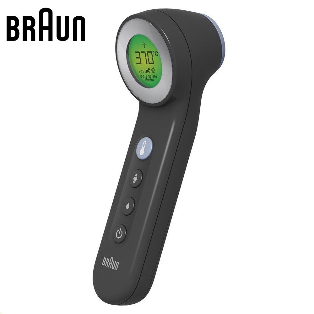 Bekontaktis termometras BRAUN BNT400 BLACK