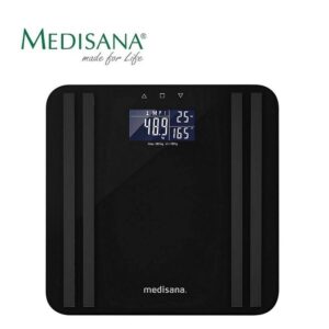 Kūno masę analizuojančios svarstyklės Medisana BS 465 Black