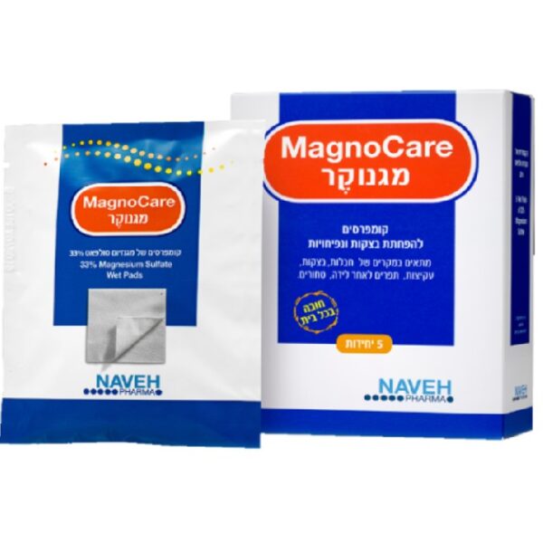 Magnio sulfato servetėlės „Magnocare“ (5 vnt.)