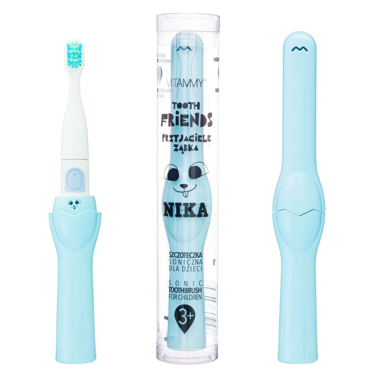 Elektrinis dantų šepetėlis vaikams VITAMMY Tooth Friends Nika (3+)-2
