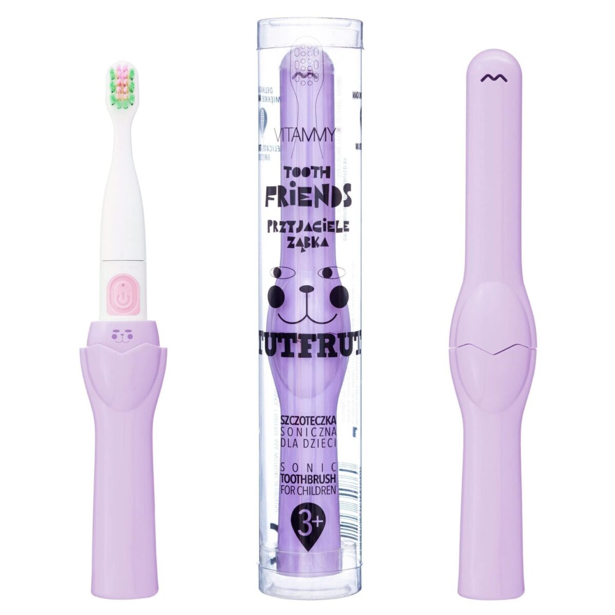 Elektrinis dantų šepetėlis vaikams VITAMMY Tooth Friends Tutfrut (3+)-2