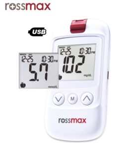 Gliukozės kiekio kraujyje matavimo prietaisas Rossmax HS200