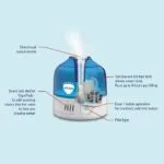 Oro drėkintuvas VICKS VUL505 Ultrasonic CoolMist-2
