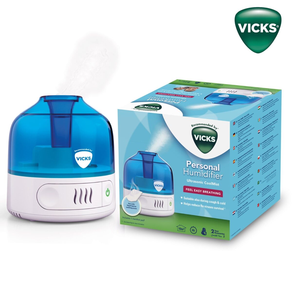Oro drėkintuvas VICKS VUL505 Ultrasonic CoolMist-1