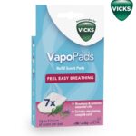 Aromatiniai lapeliai VICKS VapoPads rozmarino ir levandų kvapo (7vnt.)