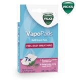 Aromatiniai lapeliai VICKS VapoPads rozmarino ir levandų kvapo (7vnt.)