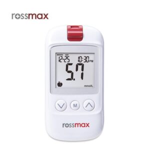 Gliukozės kiekio kraujyje matavimo prietaisas Rossmax HS200BT (su Bluetooth)