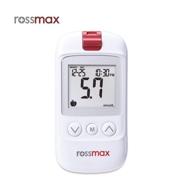 Gliukozės kiekio kraujyje matavimo prietaisas Rossmax HS200BT (su Bluetooth)