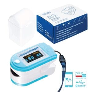 Pulsoksimetras NOVAMA Respire Blue su bluetooth
