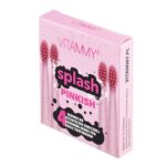 Antgaliai dantų šepetėliui VITAMMY Splash (rožinė)-1