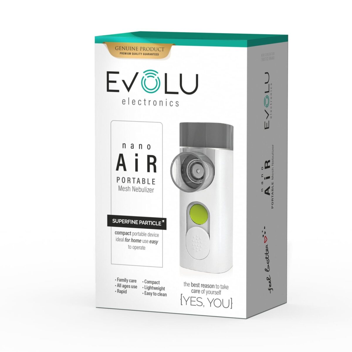 Nešiojamas tinklelinis inhaliatorius EVOLU NANO AIR-9