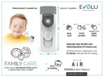 Nešiojamas tinklelinis inhaliatorius EVOLU NANO AIR-2