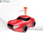 EVOLU kompresorinis inhaliatorius vaikams Super Car