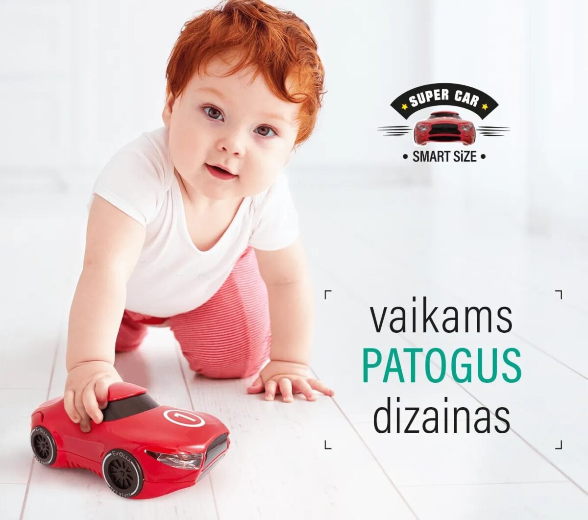 EVOLU kompresorinis inhaliatorius vaikams Super Car-5