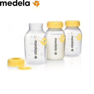3 x 150ml Medela buteliukai motinos pienui laikyti šaldytuve