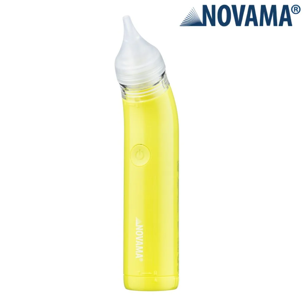 Nosies aspiratorius su pašvietimu Novama Pingo Spark Lime Green