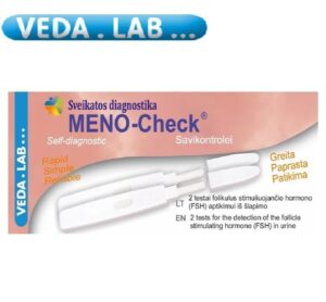 Menopauzės nustatymo testas MENO CHECK®, N2