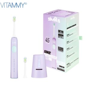 Elektrinis dantų šepetėlis Vitammy SMILS (alyvinė)